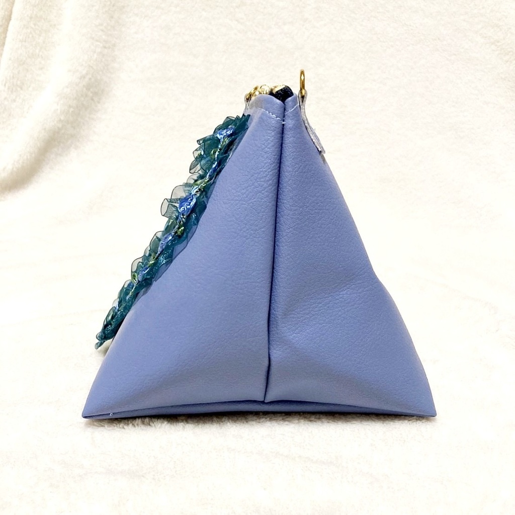 ハートもちマスポーチ♡ブルー系