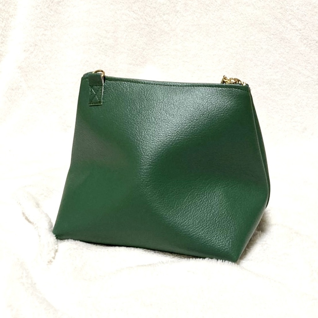 ハートもちマスポーチ♡グリーン