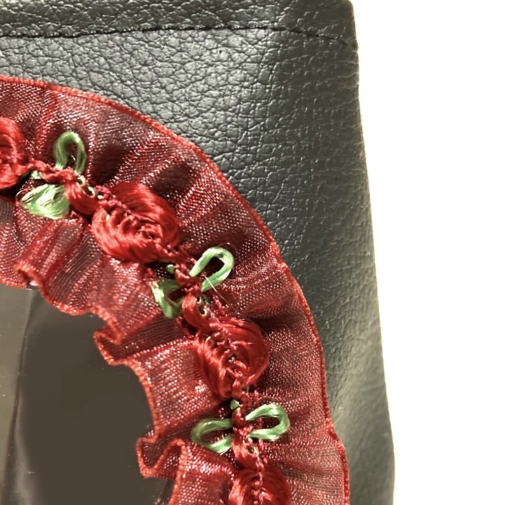 ハートもちマスポーチ♡ブラック