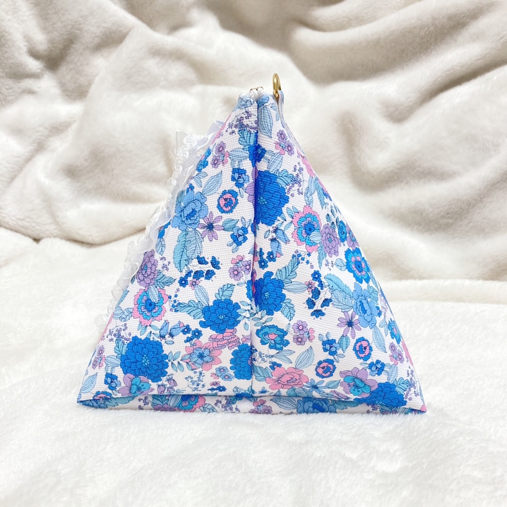 ハートもちマスポーチ♡花柄