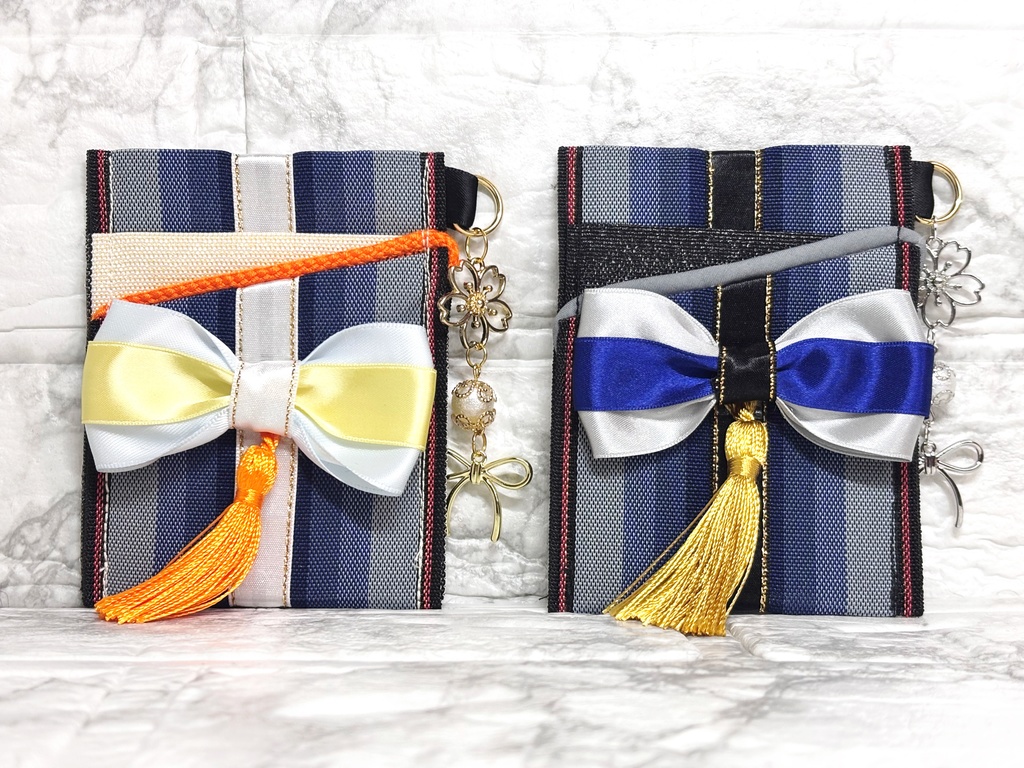 伯仲イメージ畳縁カードケース