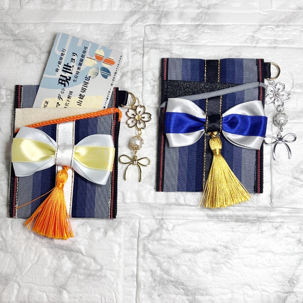 伯仲イメージ畳縁カードケース