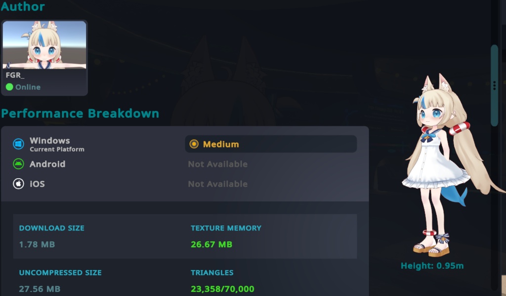 samekosaba Fan Model