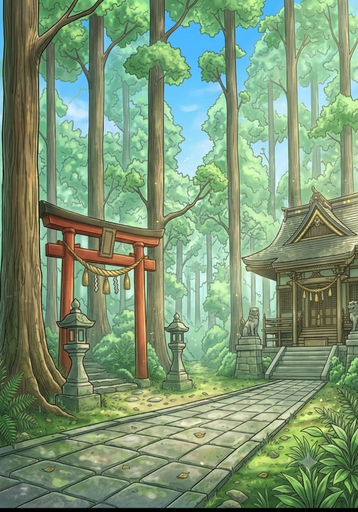 とある境内