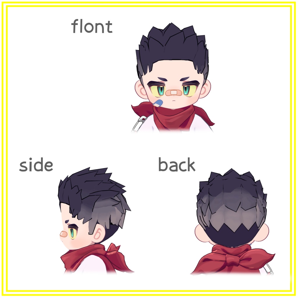 ✨発売記念!!500円!!✨【リルレオ】ツンツンオールバック