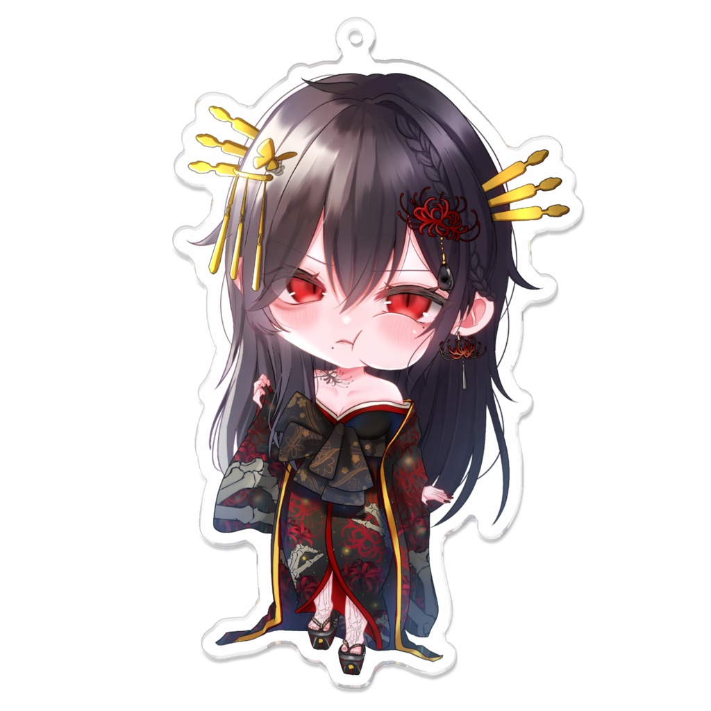 夕霧つゆりアクリルキーホルダー