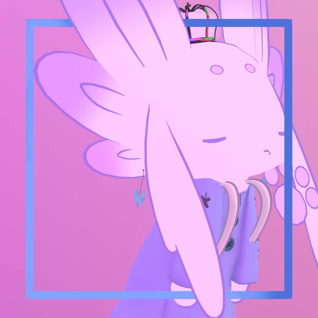 【VRChat向け】ムルルピアス　６色セット