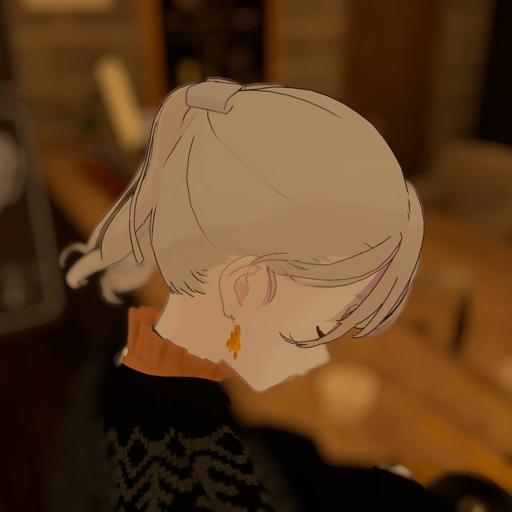 【VRChat向け】ムルルピアス 6色セット