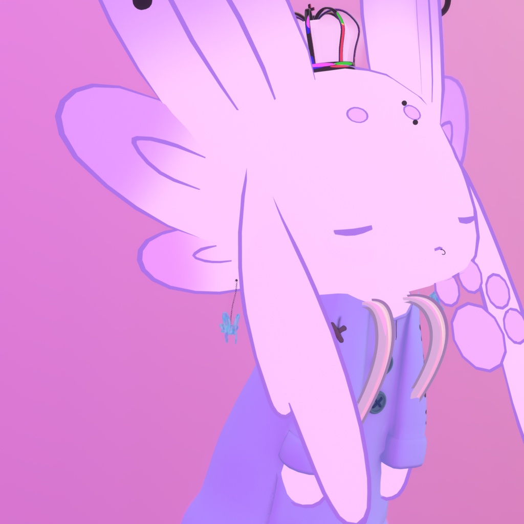 【VRChat向け】ムルルピアス 6色セット