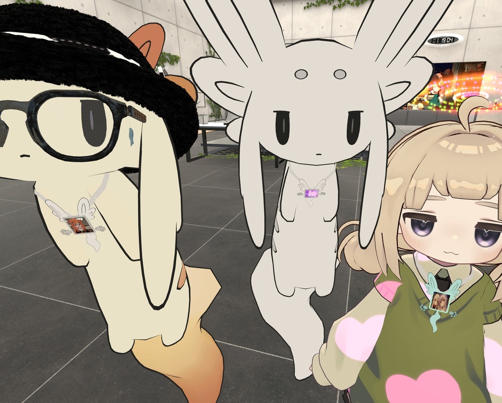 【VRChat向け】ムルルのチェキケース