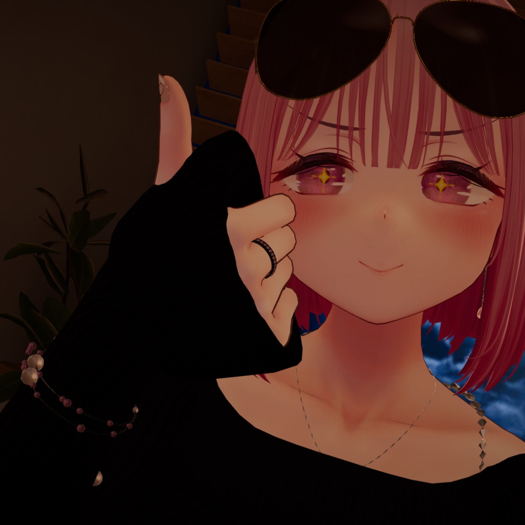 【VRC対応】bracelet&ring set【PB設定済】