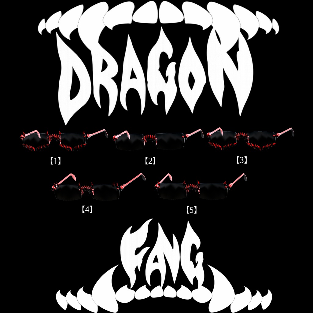 【 9 Avatar】Dragon Fang Glasses 3/24 19時まで無料!
