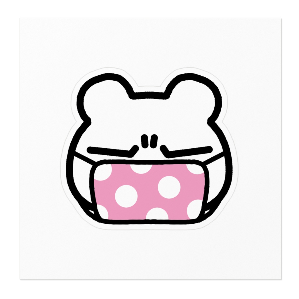 ますくま ステッカー