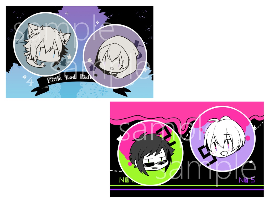 メルドリ環壮 / ヴィラン大壮　缶バッジ