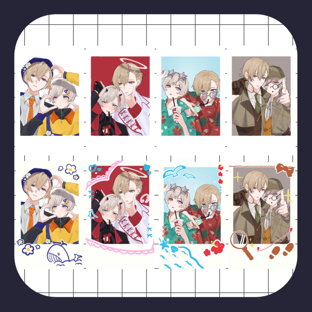 ノルアイチェキ4種セット