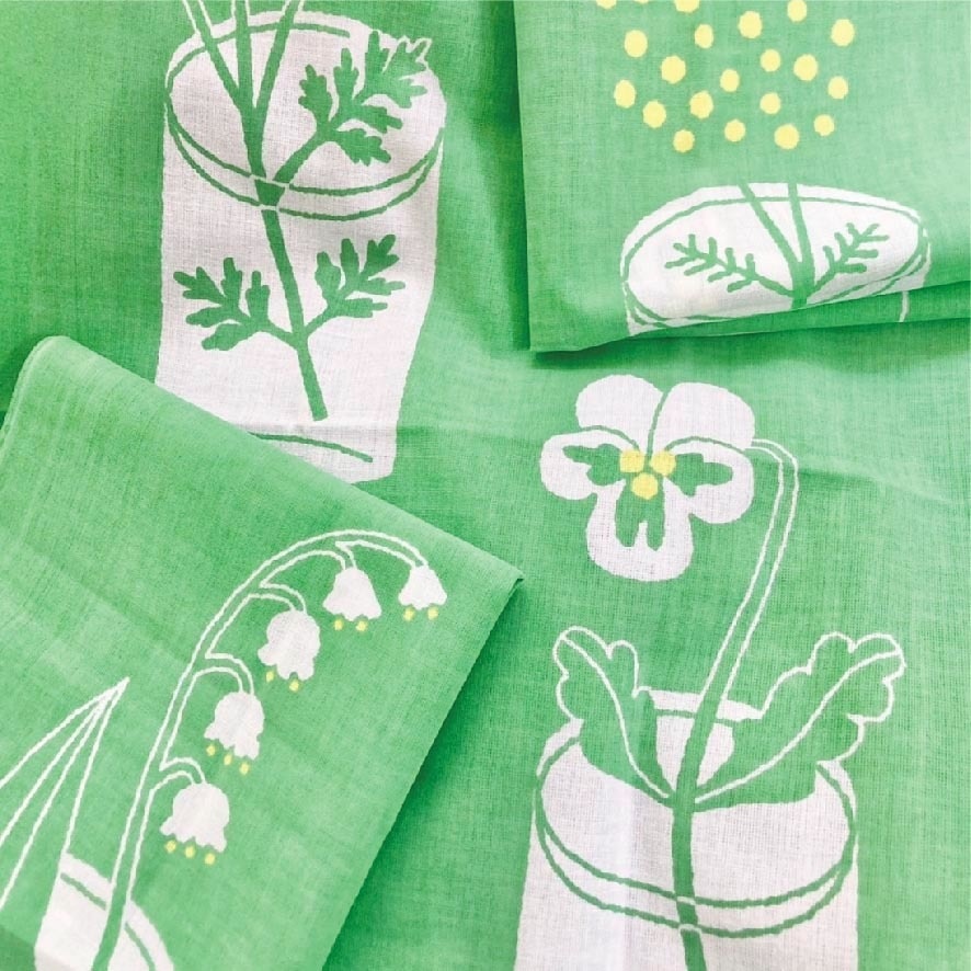 かわいいワンカップ手ぬぐい