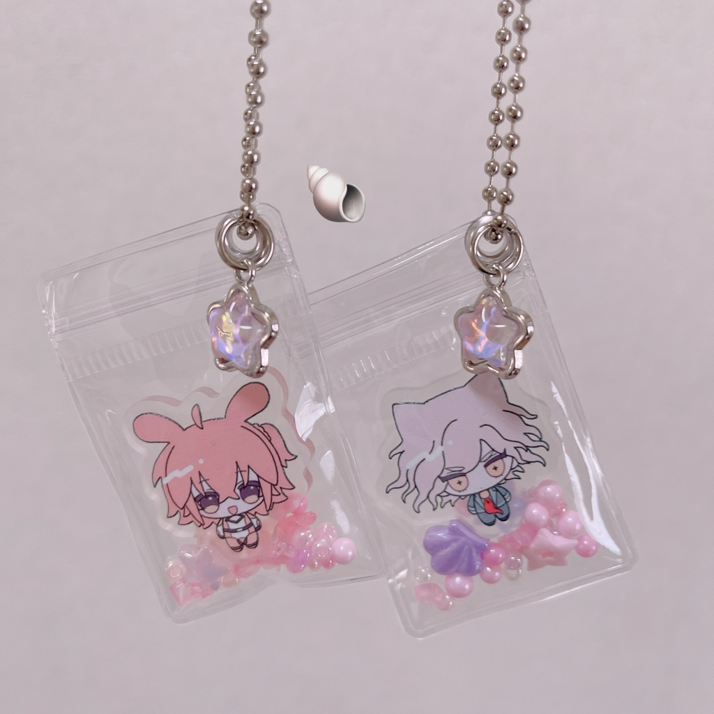 クリアバッグキーホルダー