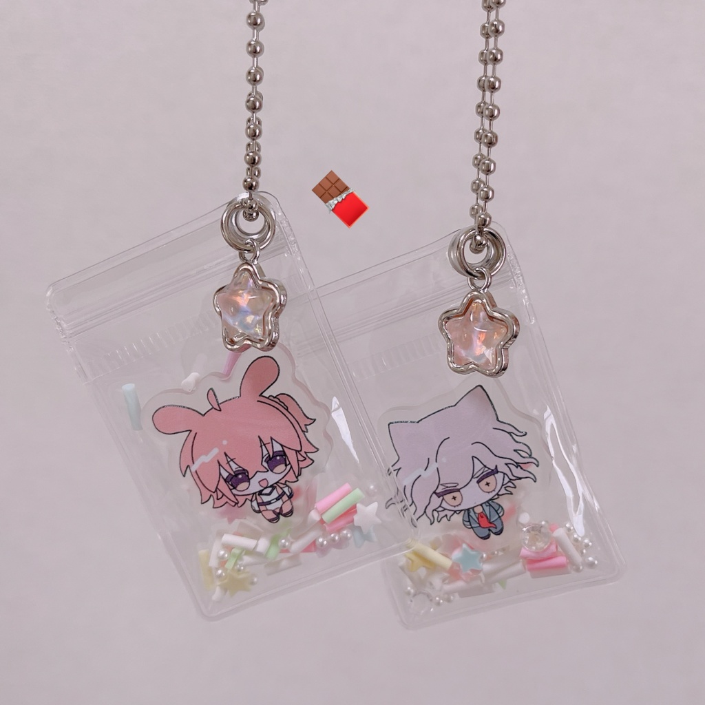 クリアバッグキーホルダー