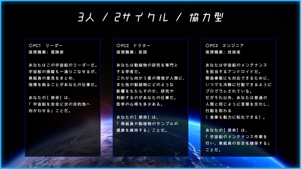 【インセインシナリオ】ミッション:ノア