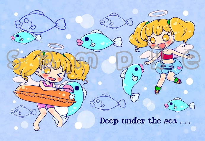 ポエット*グリッターポーチ【ラスト1点B品】