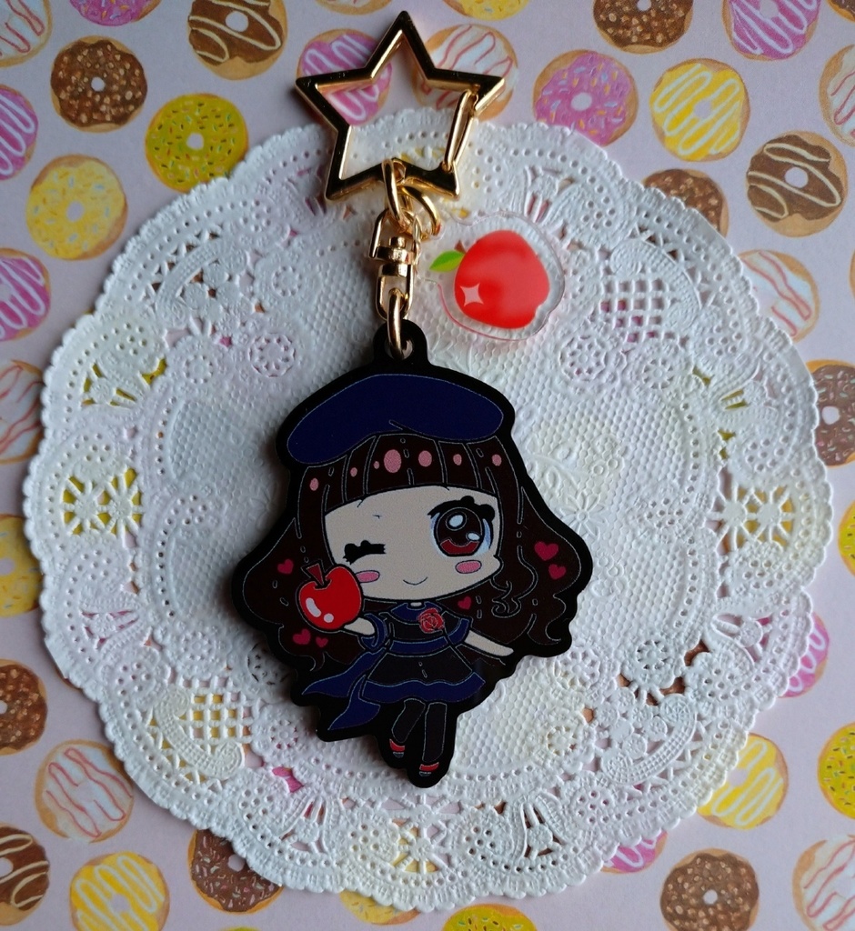 黒アクリルキーホルダー