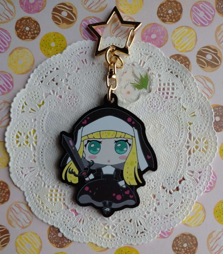 黒アクリルキーホルダー