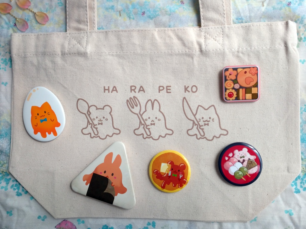 【創作】さくらスイーツ*缶バッジ