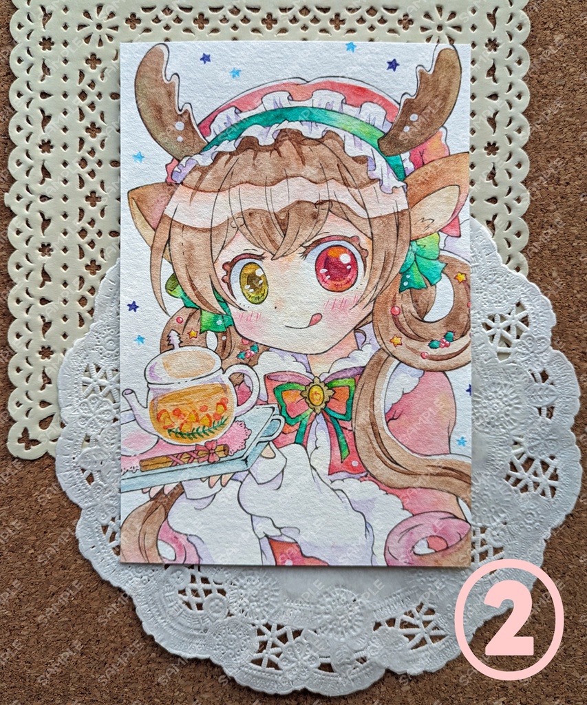 【創作】フレームレス水彩原画1〜6