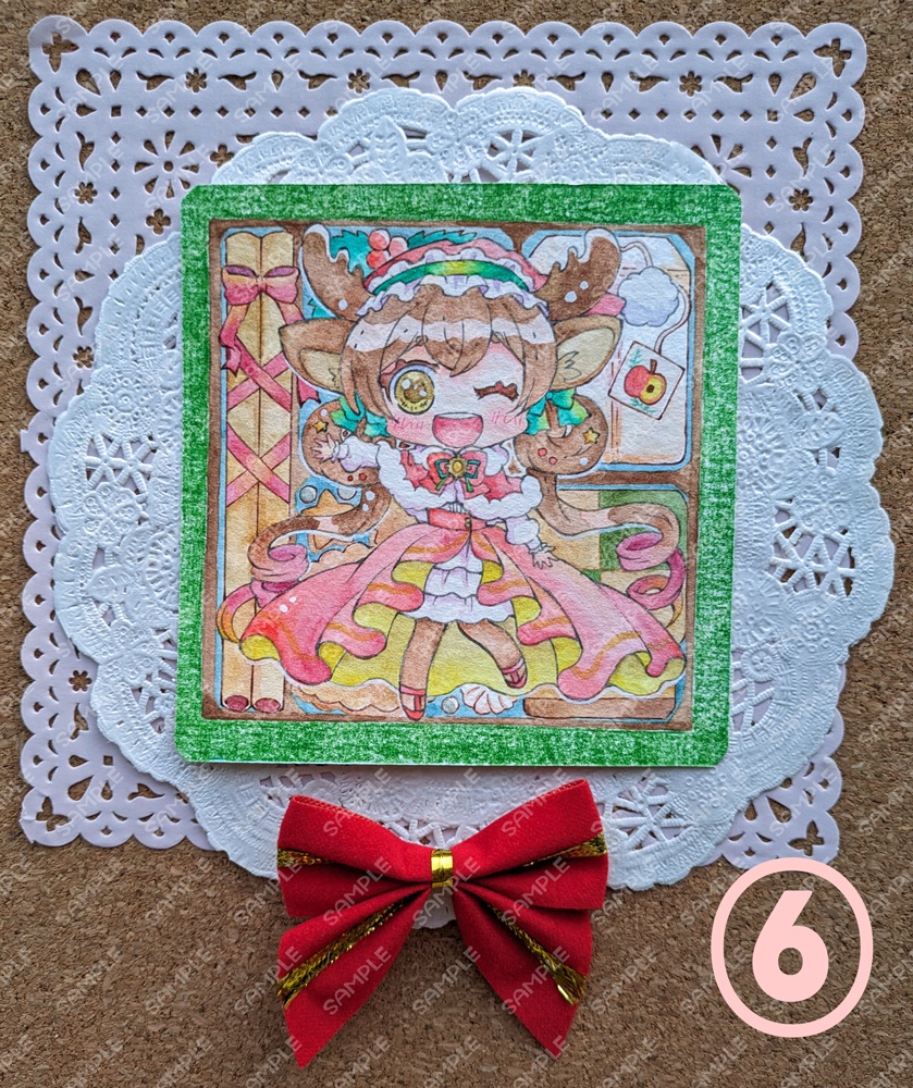 【創作】フレームレス水彩原画1〜6