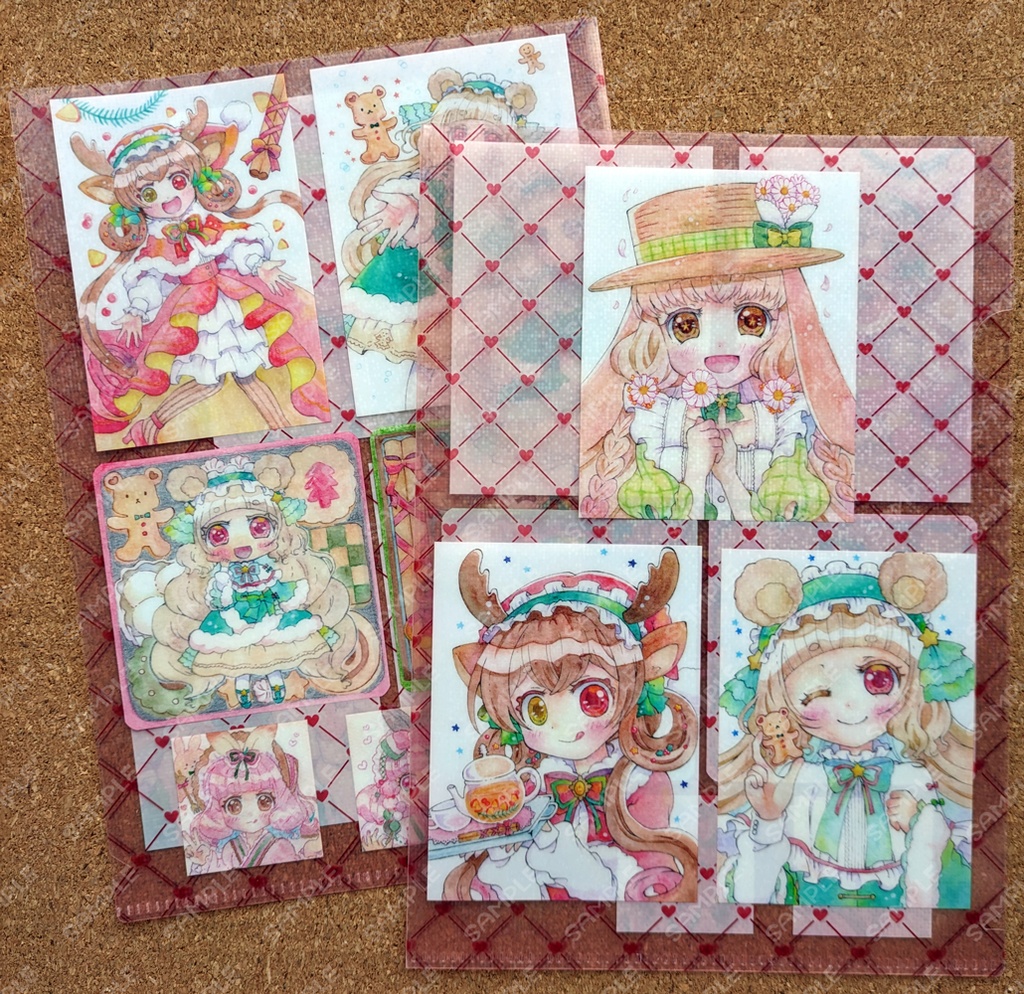 【創作】ホログラムA5クリアファイル