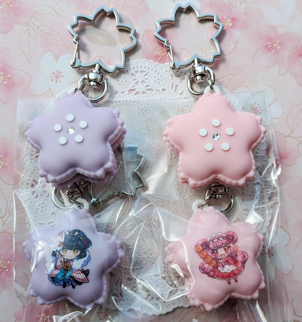 【新作】さくらマカロンキーホルダー※形違い再版※