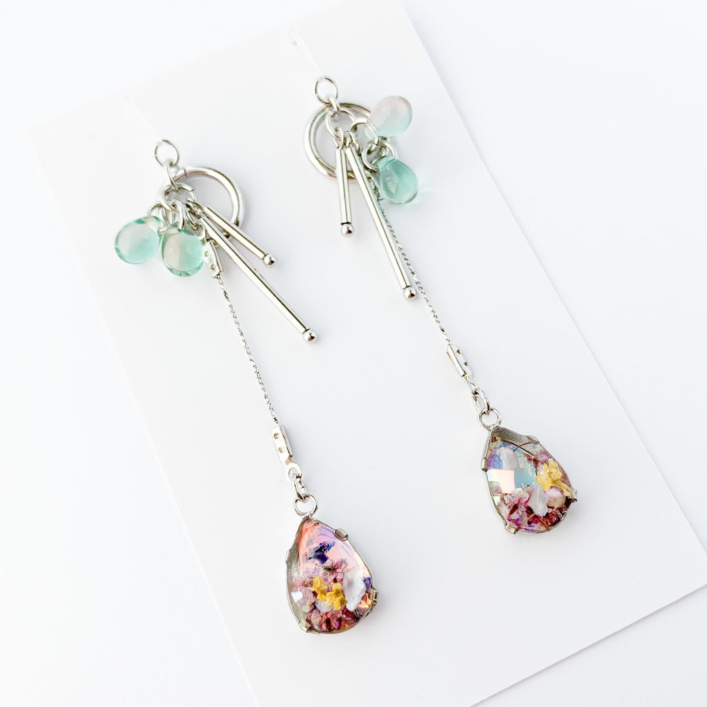 翠花ひとつ消ゆイメージピアス・イヤリング【ブラスタ二次創作】