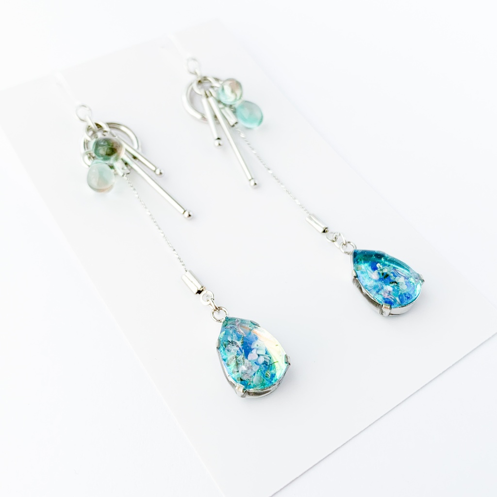 翠花ひとつ消ゆイメージピアス・イヤリング【ブラスタ二次創作】