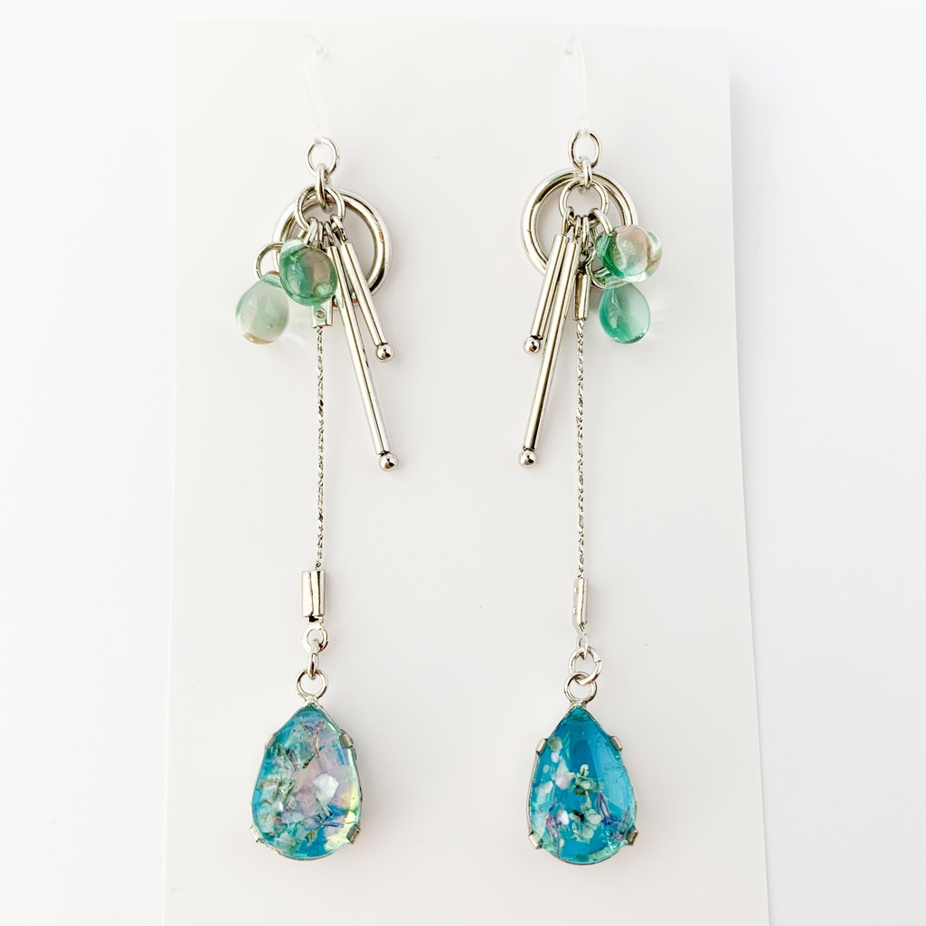 翠花ひとつ消ゆイメージピアス・イヤリング【ブラスタ二次創作】