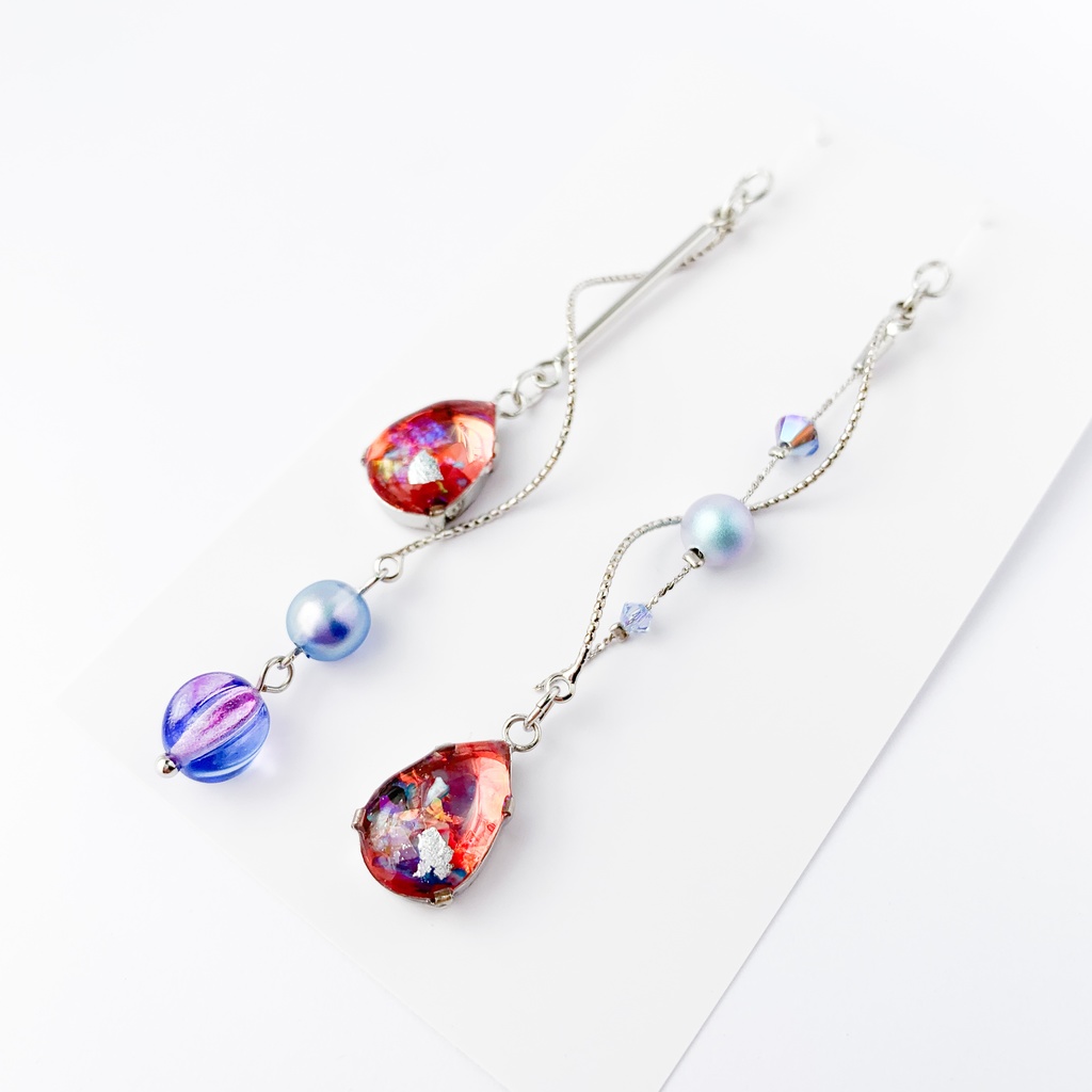 ワールドエンドイメージピアス・イヤリング【ブラスタ二次創作】