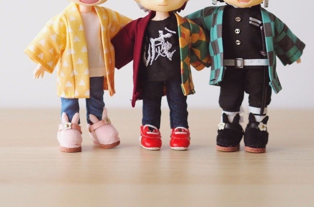 ねんどーる 鬼滅 羽織 刺繍Tシャツ