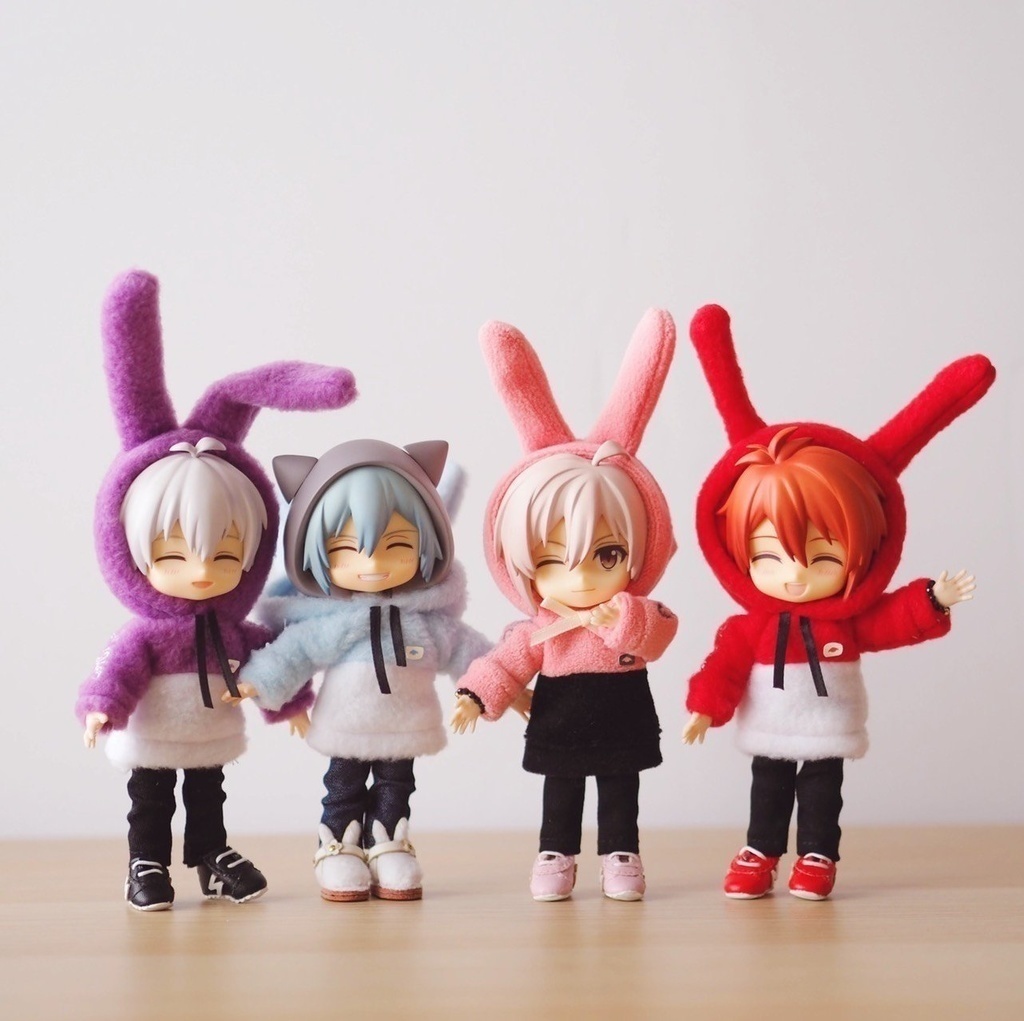 刺繍パーカー ねんどろいどどーる / オビツ11 服