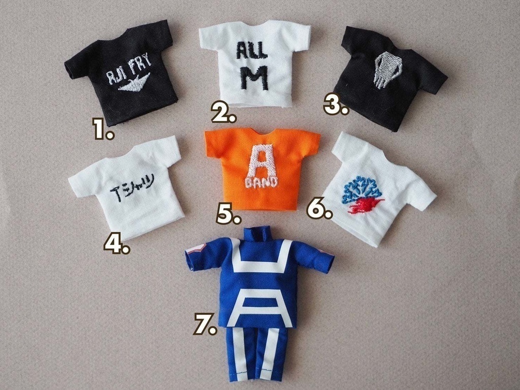 オビツ11ヒロアカ MHA 刺繍Tシャツ体操服