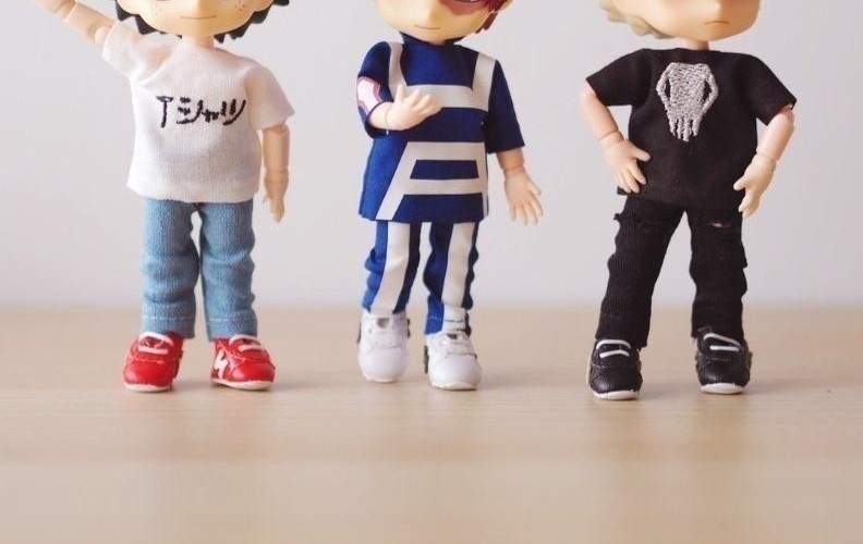 【ヒロアカ MHA】ねんどろいどどーる 刺繍Tシャツ体操服