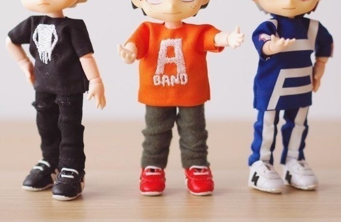 【ヒロアカ MHA】ねんどろいどどーる 刺繍Tシャツ体操服