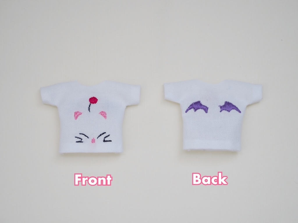【FF】モーグリ  刺繍Tシャツ