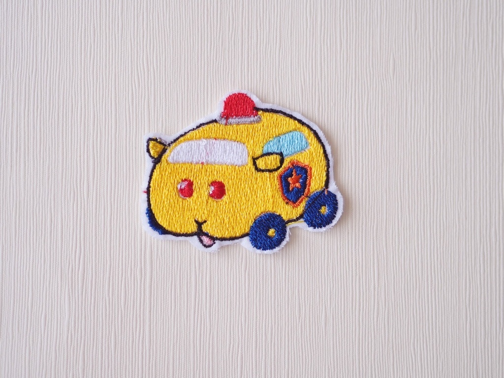 PUI PUI モルカー 刺繍 ワッペン バッジ