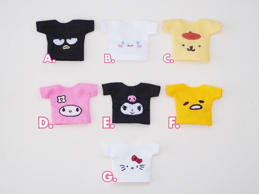 刺繍Tシャツ ねんどろいどどーる オビツ11