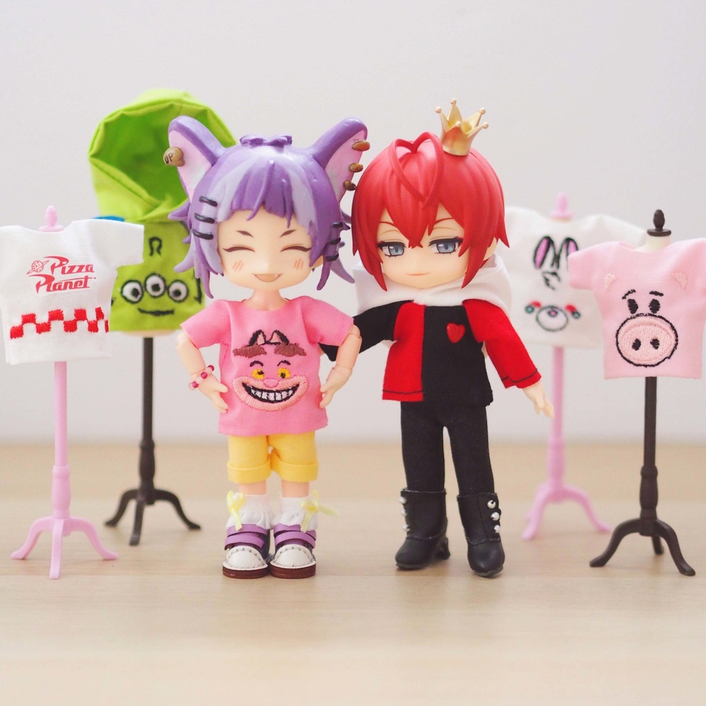 刺繍パーカー 刺繍Tシャツ ねんどろいどどーる オビツ11