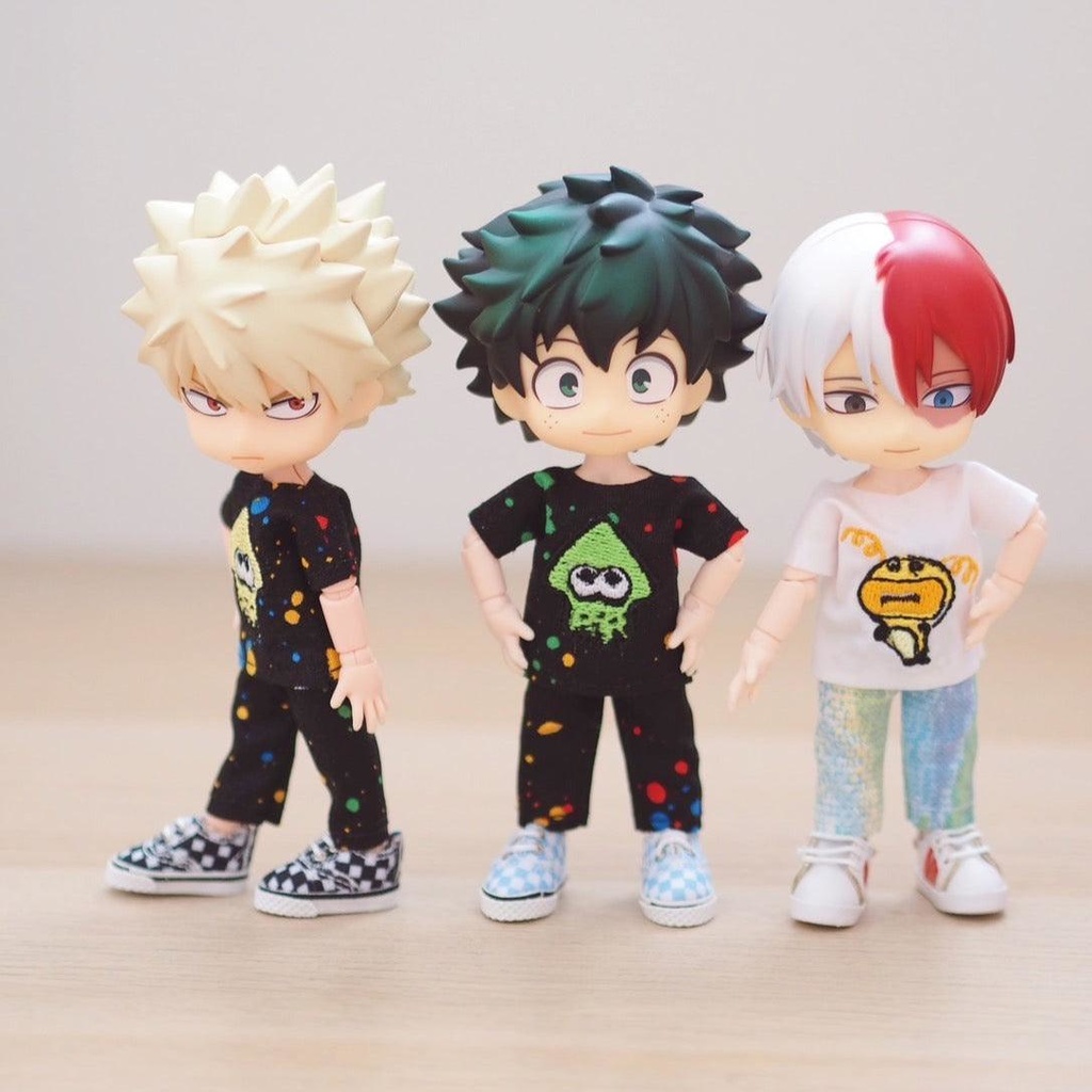 ゲーム 刺繍Tシャツ パンツ ねんどろいどどーる オビツ11