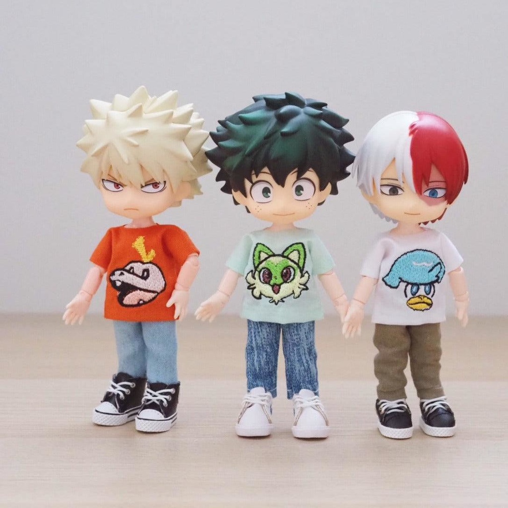 ゲーム 刺繍Tシャツ パンツ ねんどろいどどーる オビツ11