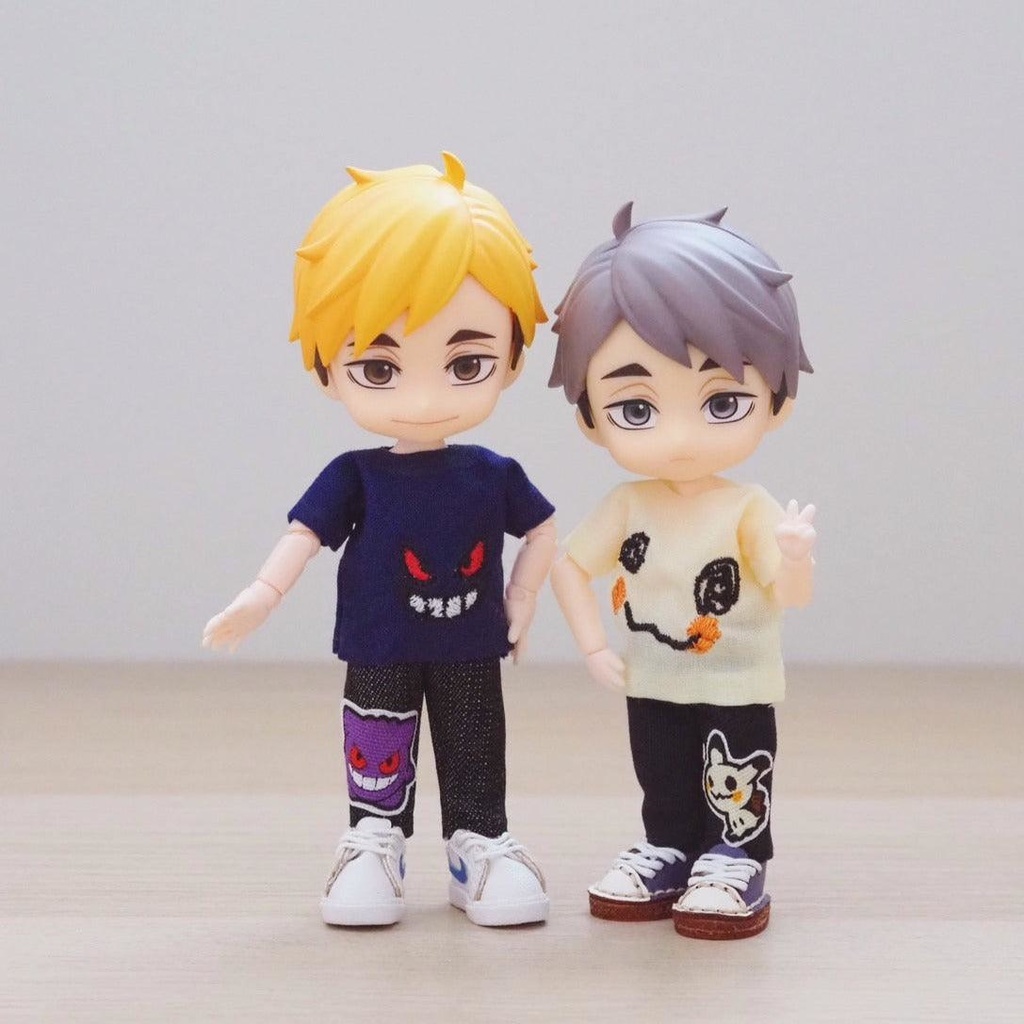 ゲーム 刺繍Tシャツ パンツ ねんどろいどどーる オビツ11