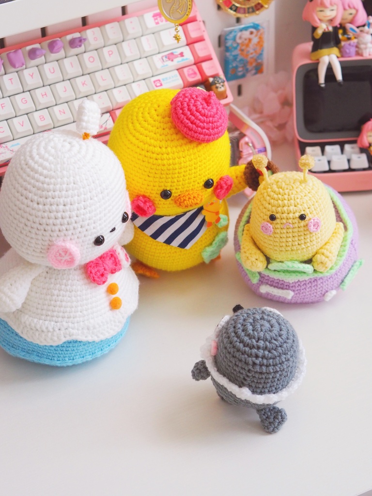 恋と深空 かぎ針編みぬいぐるみ