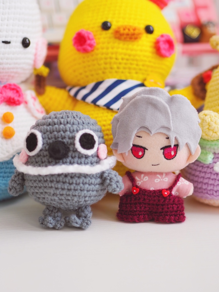 恋と深空 かぎ針編みぬいぐるみ