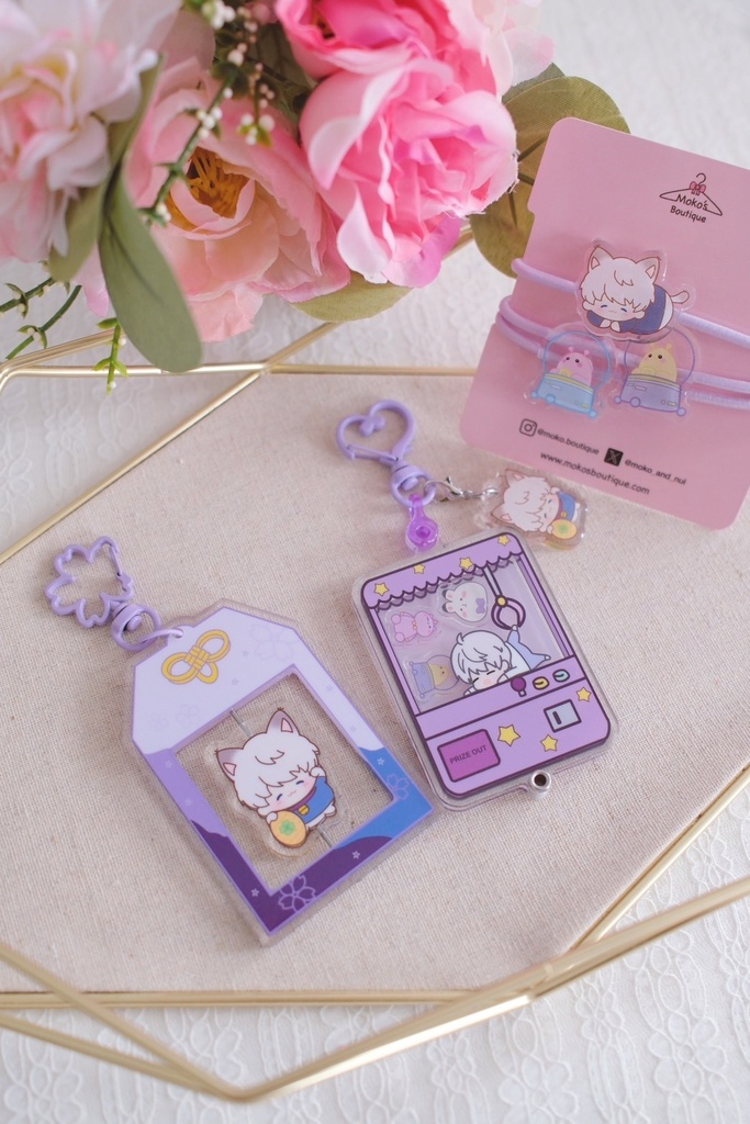 恋と深空 回転式お守りキーホルダー